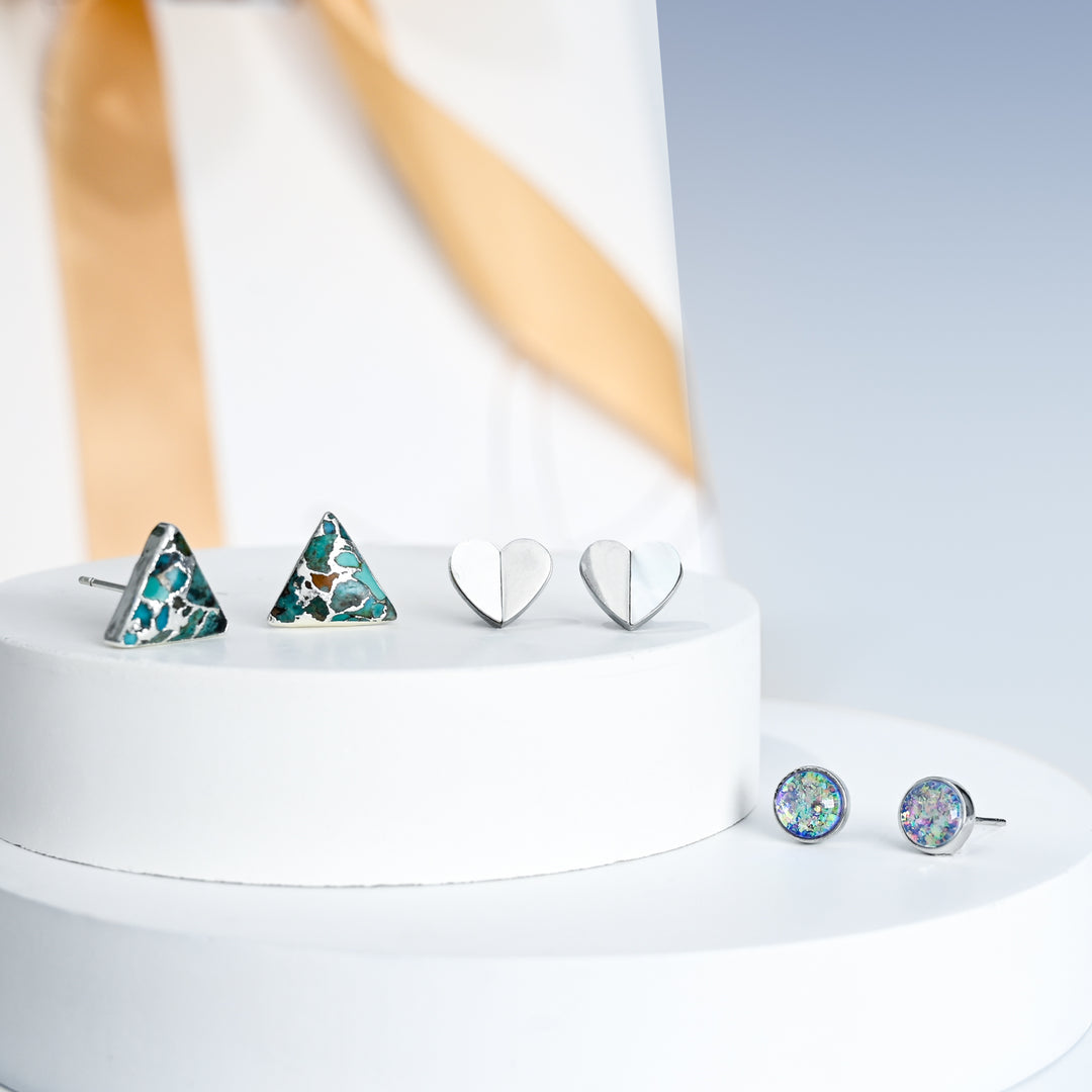 Life-Transforming Silver Stud Set