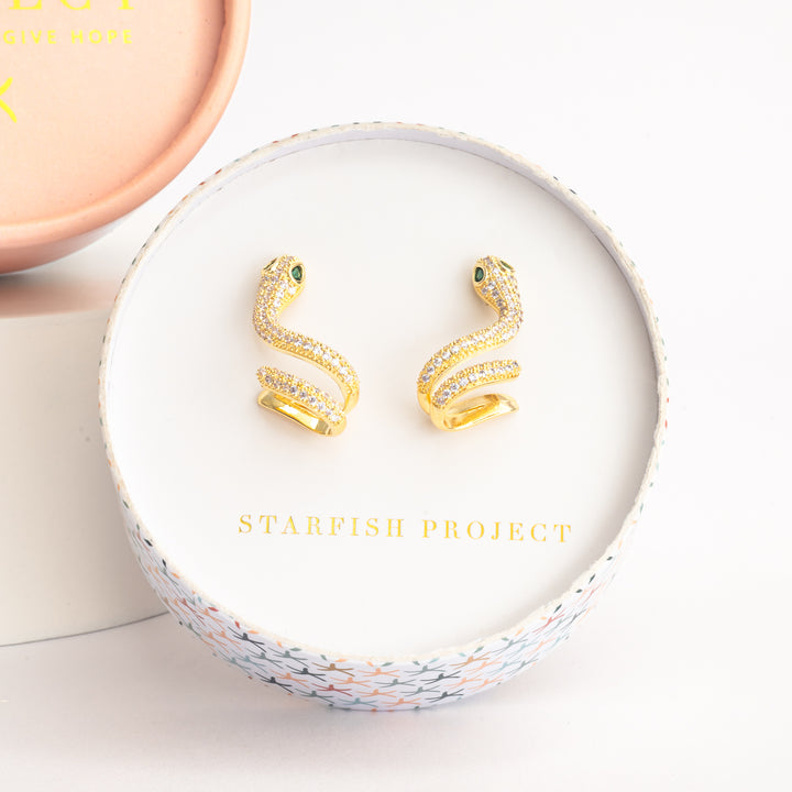 18k gold plated earrings, round gift box, zircon studs, jewelry stores, presents for Mother's day