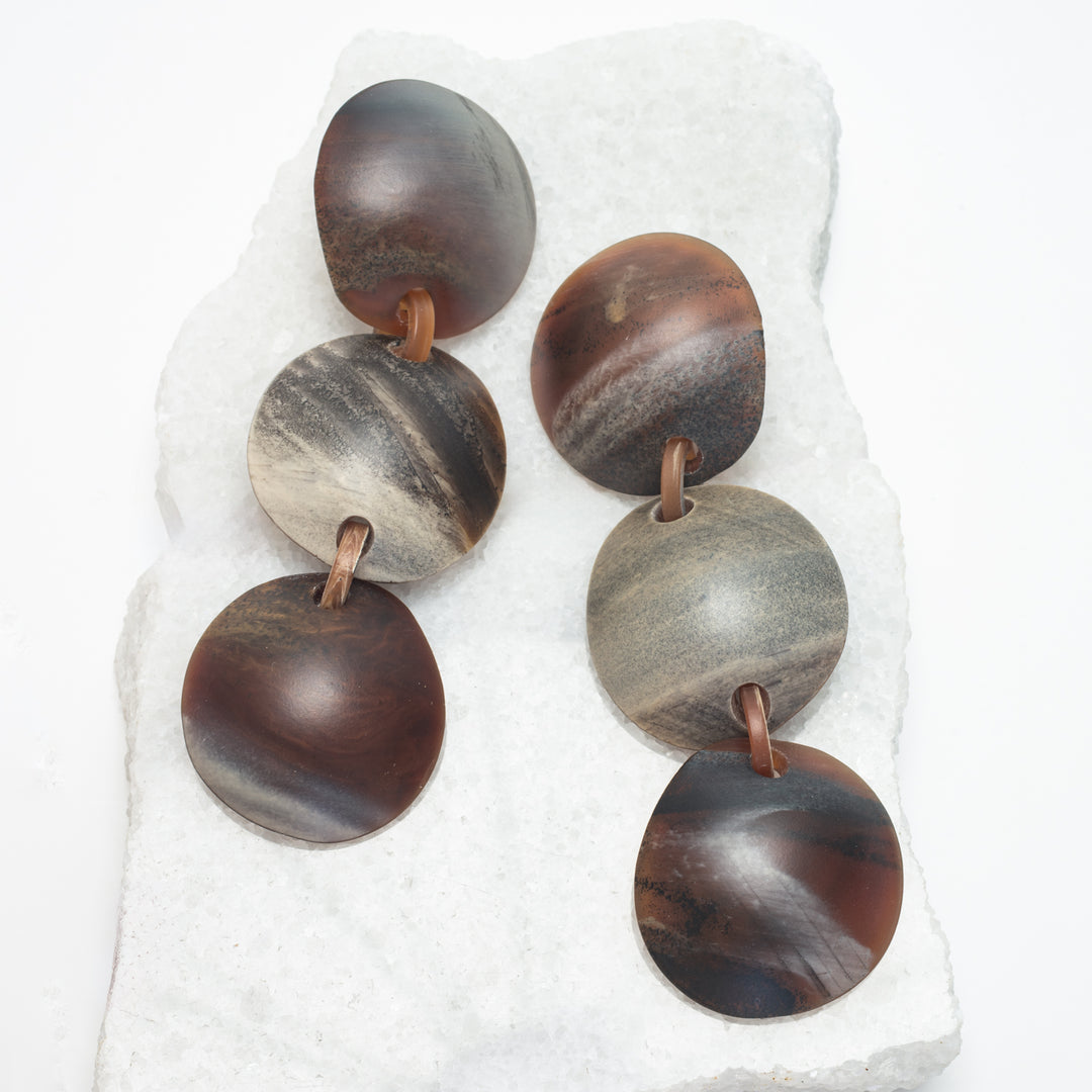 Terra Drop Statement Earrings