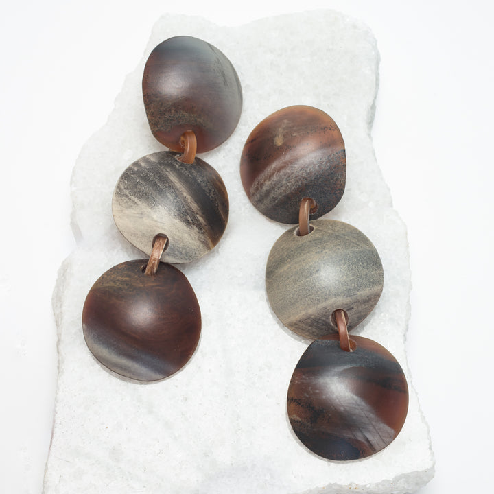 Terra Drop Statement Earrings