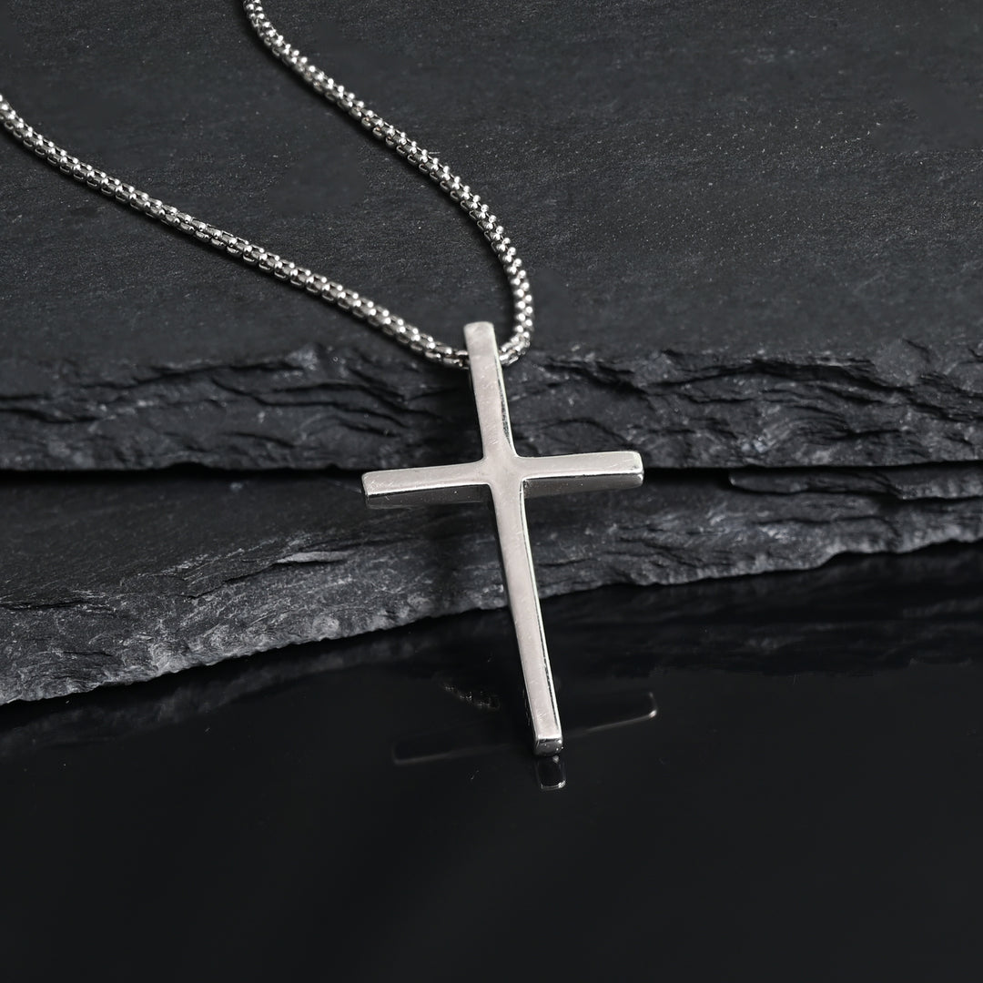 Fashion cross necklace, necklace with cross pendant, men's cross pendant, jewelry for men