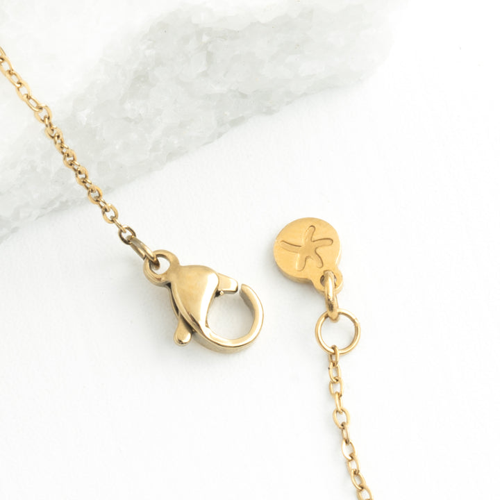 14k gold plated chain, gift ideas for the holidays, fair trade gift companies, mint colored jewelry, starfish project logo, gold jewelry brand