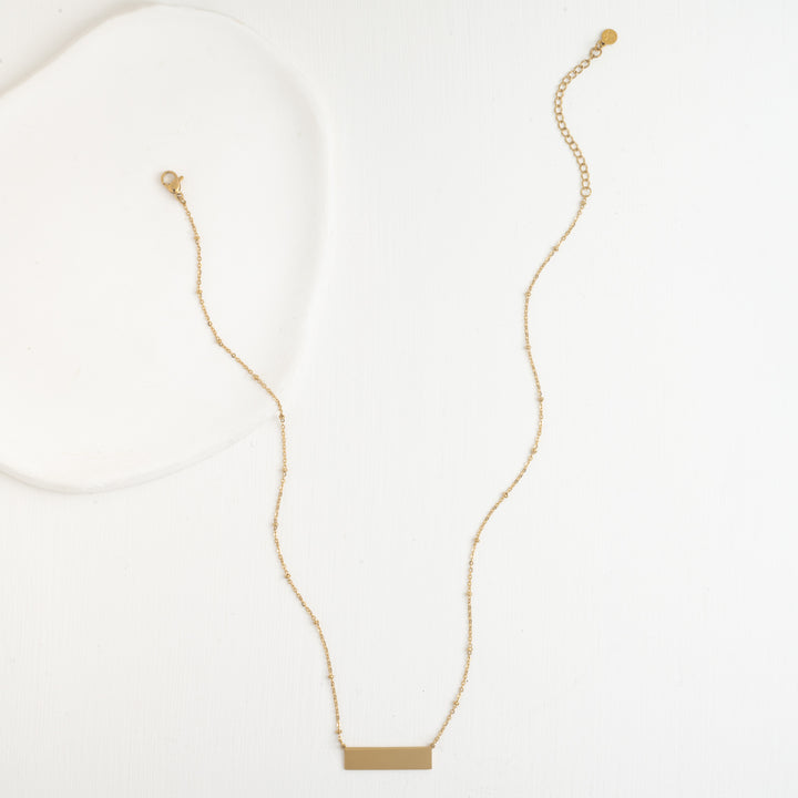 Full length photo of necklace that can be engraved, jewelry website, best xmas gift ideas, gift ideas for the holidays