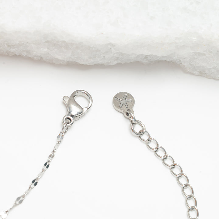 Starfish logo, starfish symbol, silver necklace chain, women's silver necklaces, sustainable fair trade business