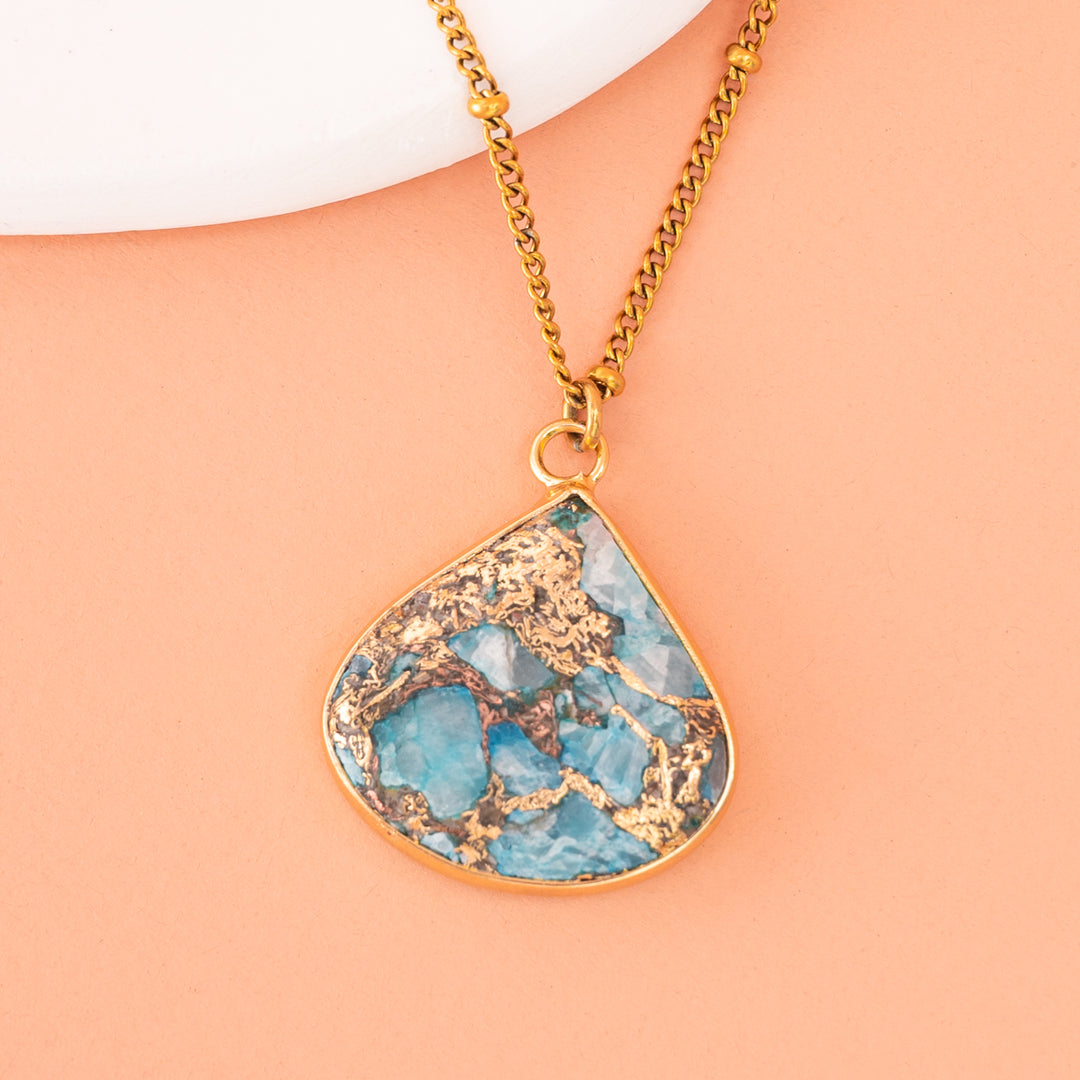 Emperor Stone Blossom Necklace, Starfish Project, beautiful women's jewelry, necklace company, jewelry fair trade, Christmas gifts