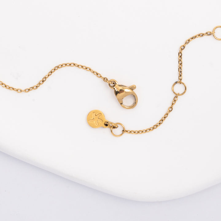 Starfish logo, starfish symbol, gold necklace chain, women's gold necklaces, sustainable fair trade business