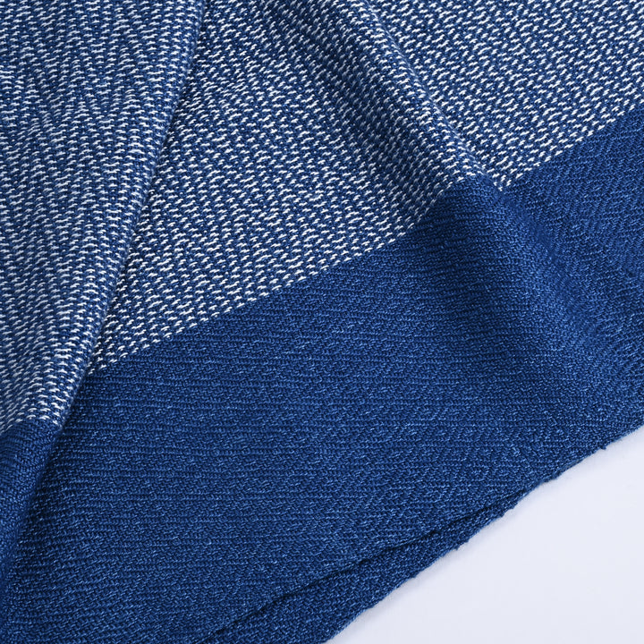 Threads of Indigo Scarf