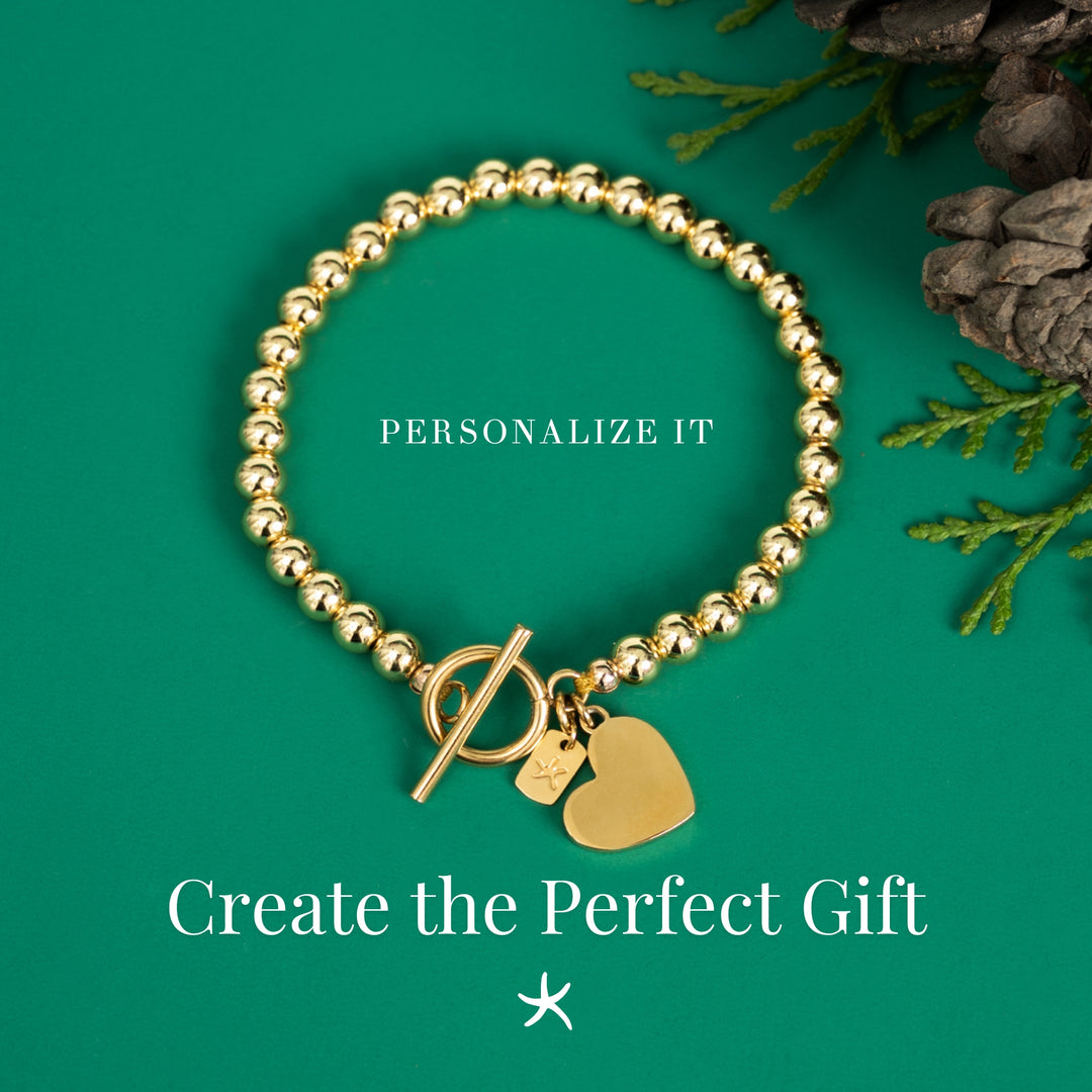 Example photo of how to engrave gold bracelet, gold bracelets, best xmas gifts, gift ideas for the holidays