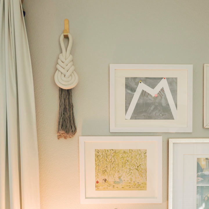 Hand knit wall decor, wall decorations for women, Starfish Project home decor, wall hangers for women