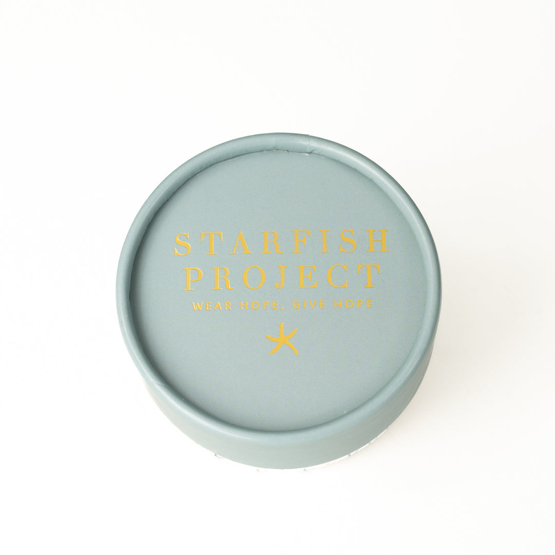 Starfish Project gift box, gift packaging, symbolism for hope, high quality jewelry brands, artisan jewelry companies