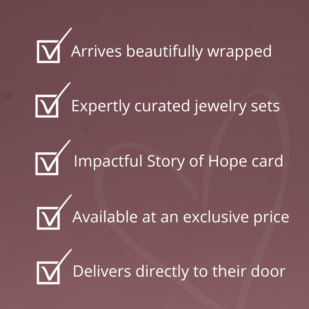 Photo of checklist, symbolism of hope, jewelry business, jewelry website, Starfish Project, gift wrapped, quality fashion jewelry