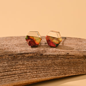 Sedona Stud Earrings in Sunrise Reds