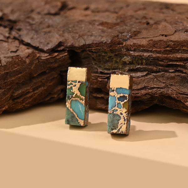 Brayden Turquoise Studs
