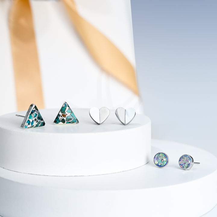 Life-Transforming Silver Stud Set