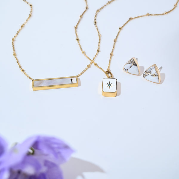 Faith Reversible Cross Bar Necklace