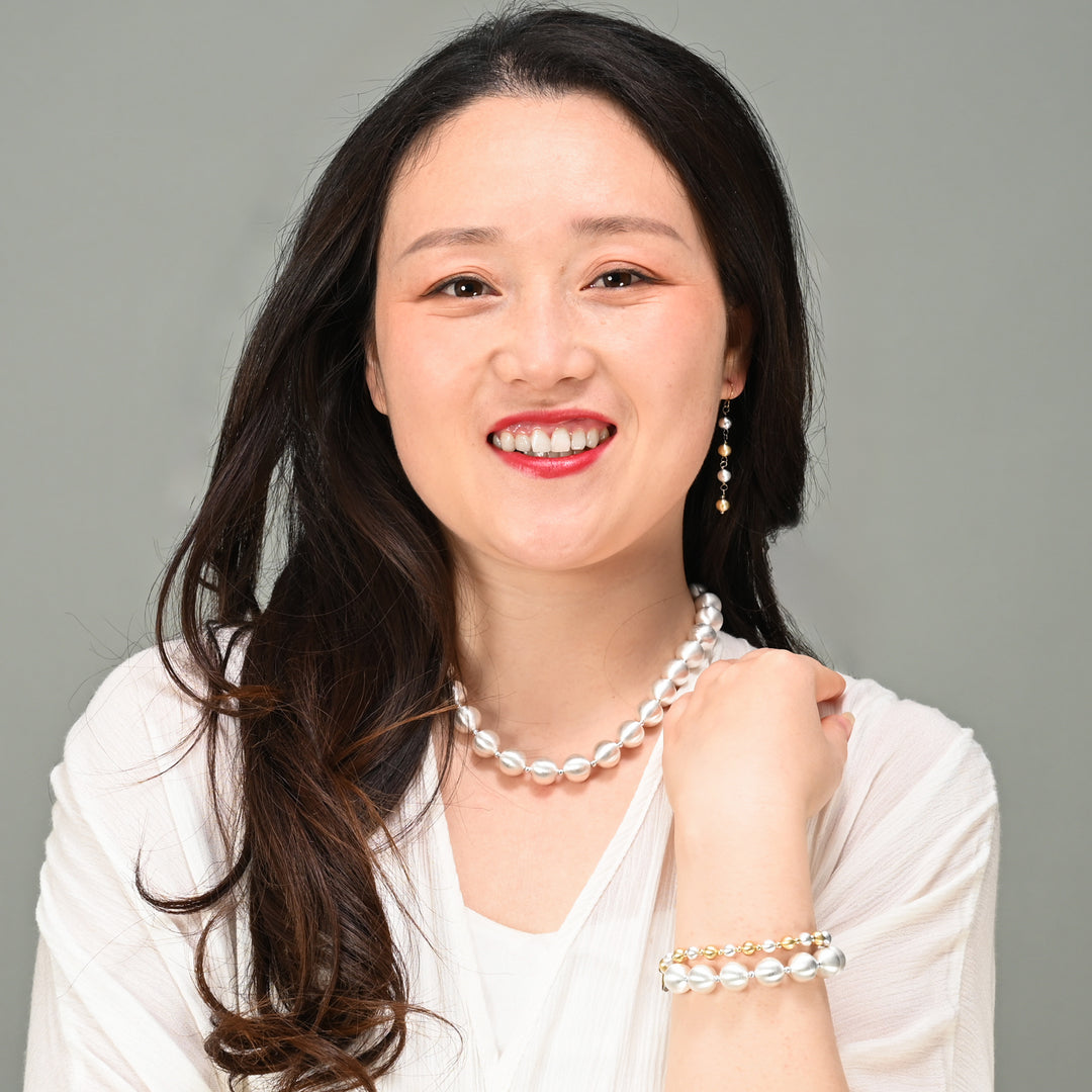 En Vogue 銀色球形項鍊
