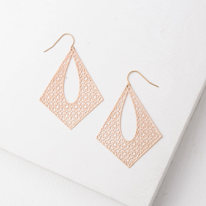 Everly Gold Filigree Dangle Earrings