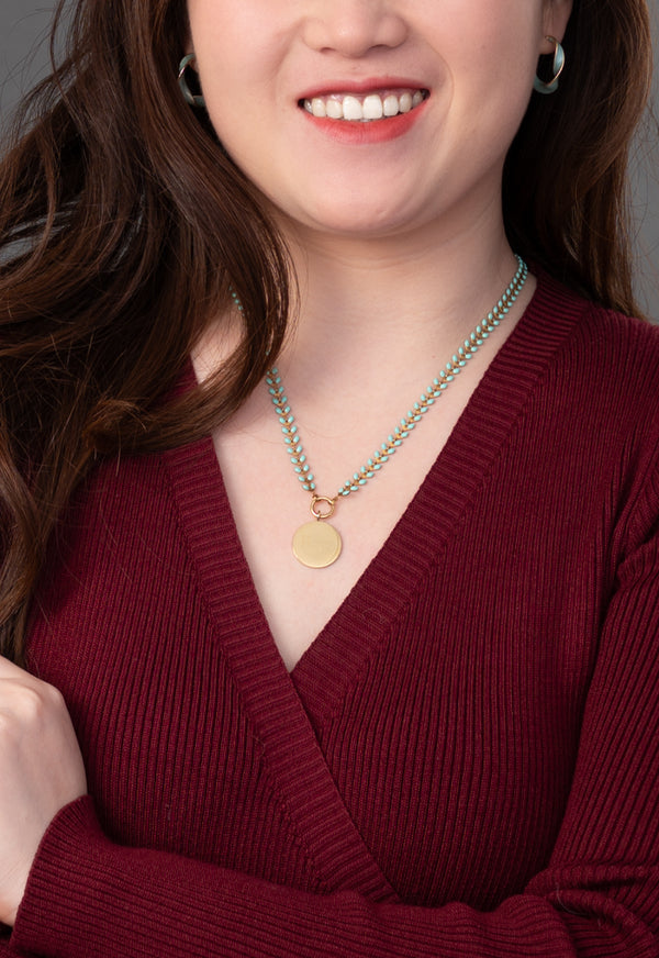 Birth Flower Seeds of Hope Necklace