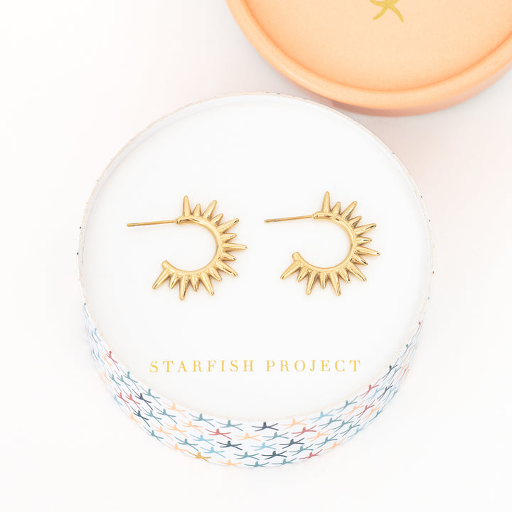 Glow Up Hoop Earrings