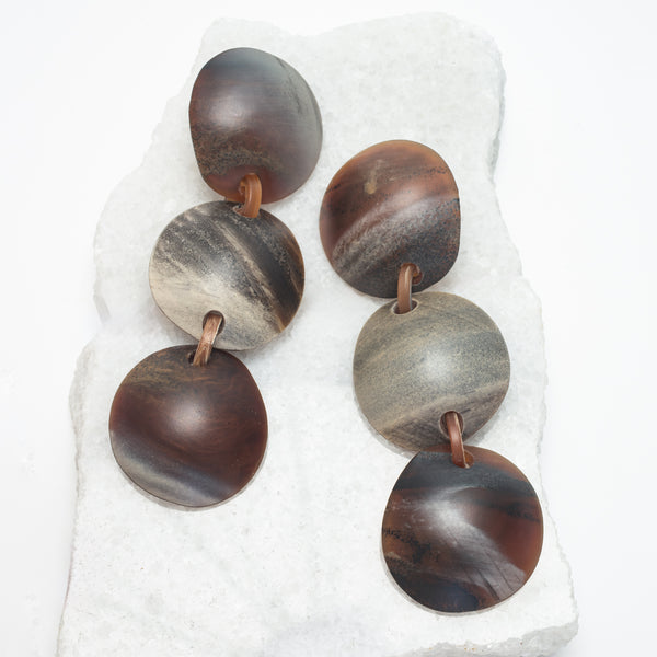 Terra Drop Statement Earrings