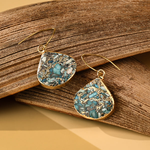 Emperor Stone Blossom Earrings