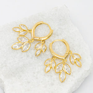 A photo of stunning gold earrings, bridal earrings, classy earrings for women, gold earrings for wedding