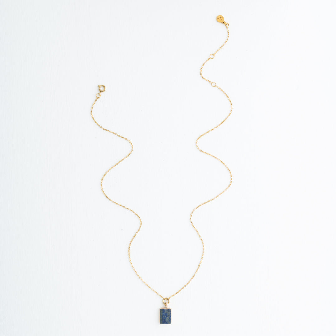 In The Clouds Lapis Necklace
