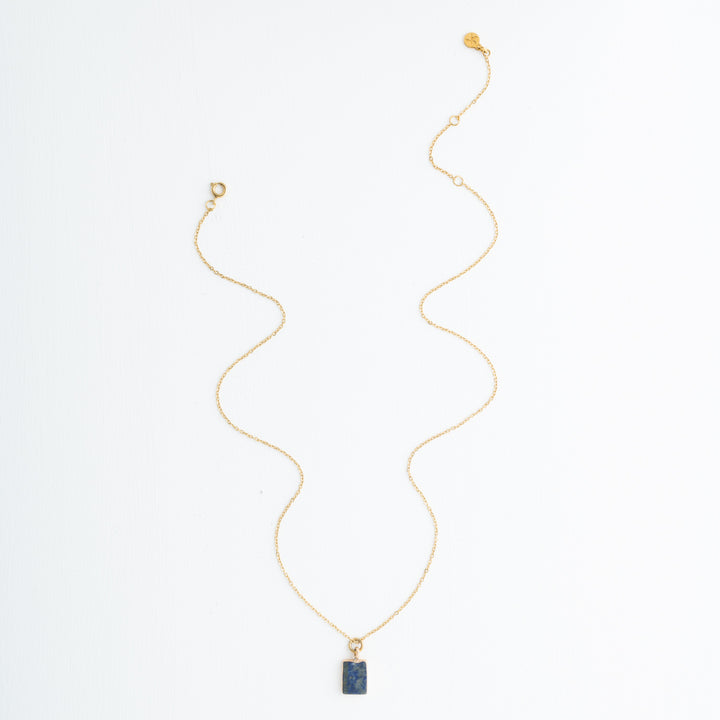 In The Clouds Lapis Necklace