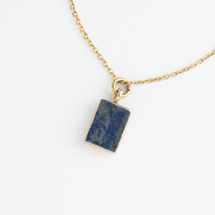 In The Clouds Lapis Necklace