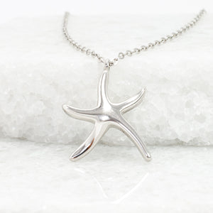 Starfish Hope Necklace in Silver