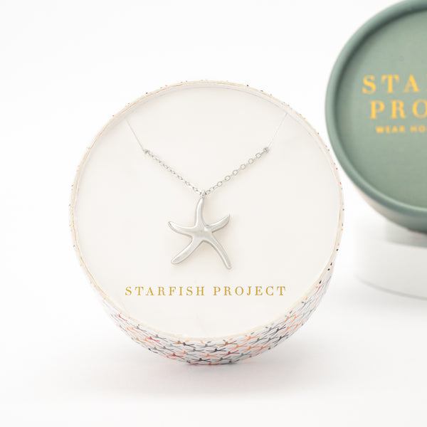 Starfish Hope Necklace in Silver