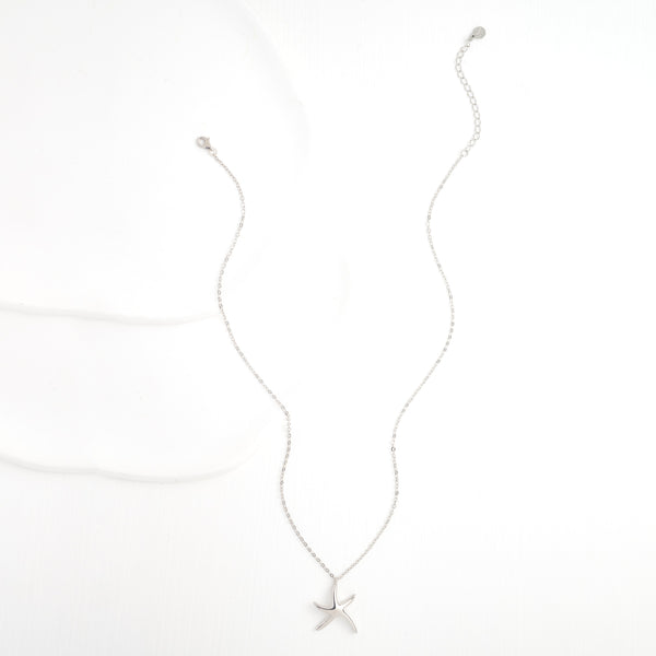 Starfish Hope Necklace in Silver