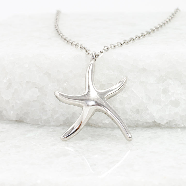 Starfish Hope Necklace in Sterling Silver