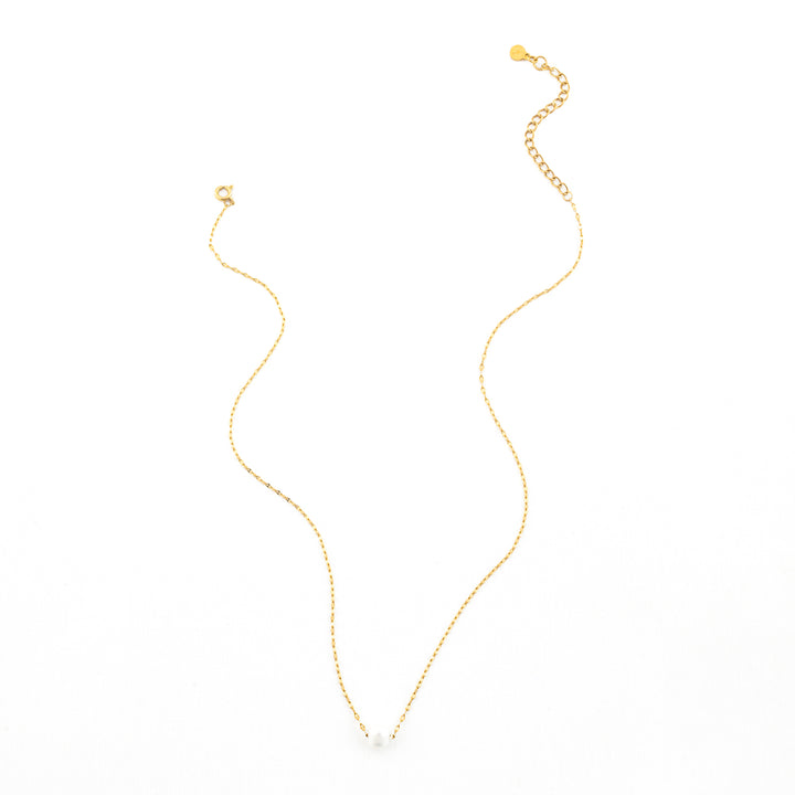 Annie Gold Pearl Necklace