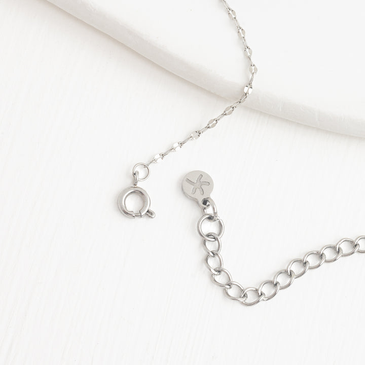 Annie Silver Pearl Necklace