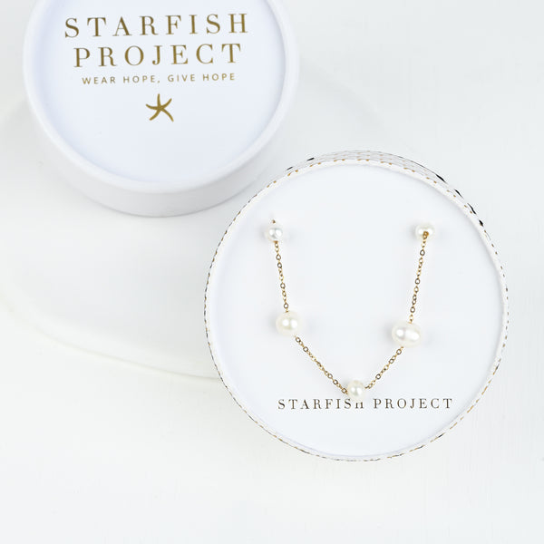 Celeste Convertible Pearl Necklace