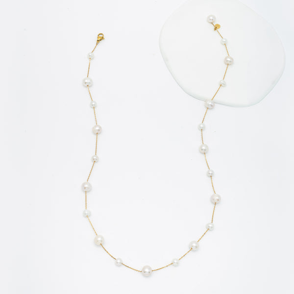 Celeste Convertible Pearl Necklace
