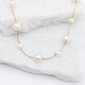 Celeste Convertible Pearl Necklace
