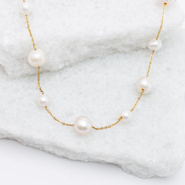 Celeste Convertible Pearl Necklace