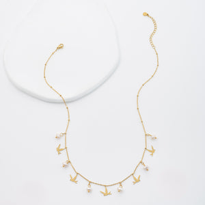 Wings of Hope Pearl Necklace
