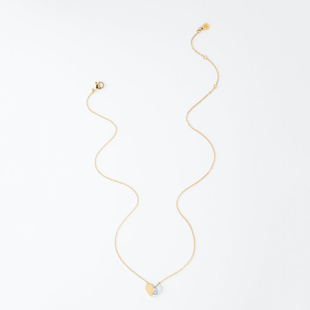 Alexis Gold Heart Necklace
