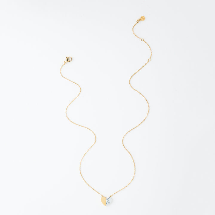 Alexis Gold Heart Necklace