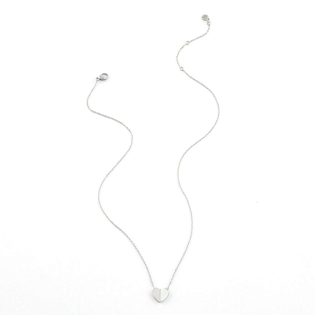 Alexis Silver Heart Necklace