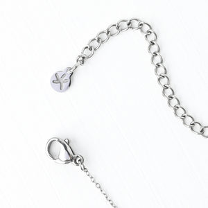 Silver plated necklace chain, starfish logo, ocean necklace, women's jewelry, fair trade business 