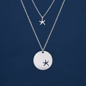 Beautiful starfish shaped necklace, symbolism for hope, freedom company, women's unique necklaces, best xmas gift ideas