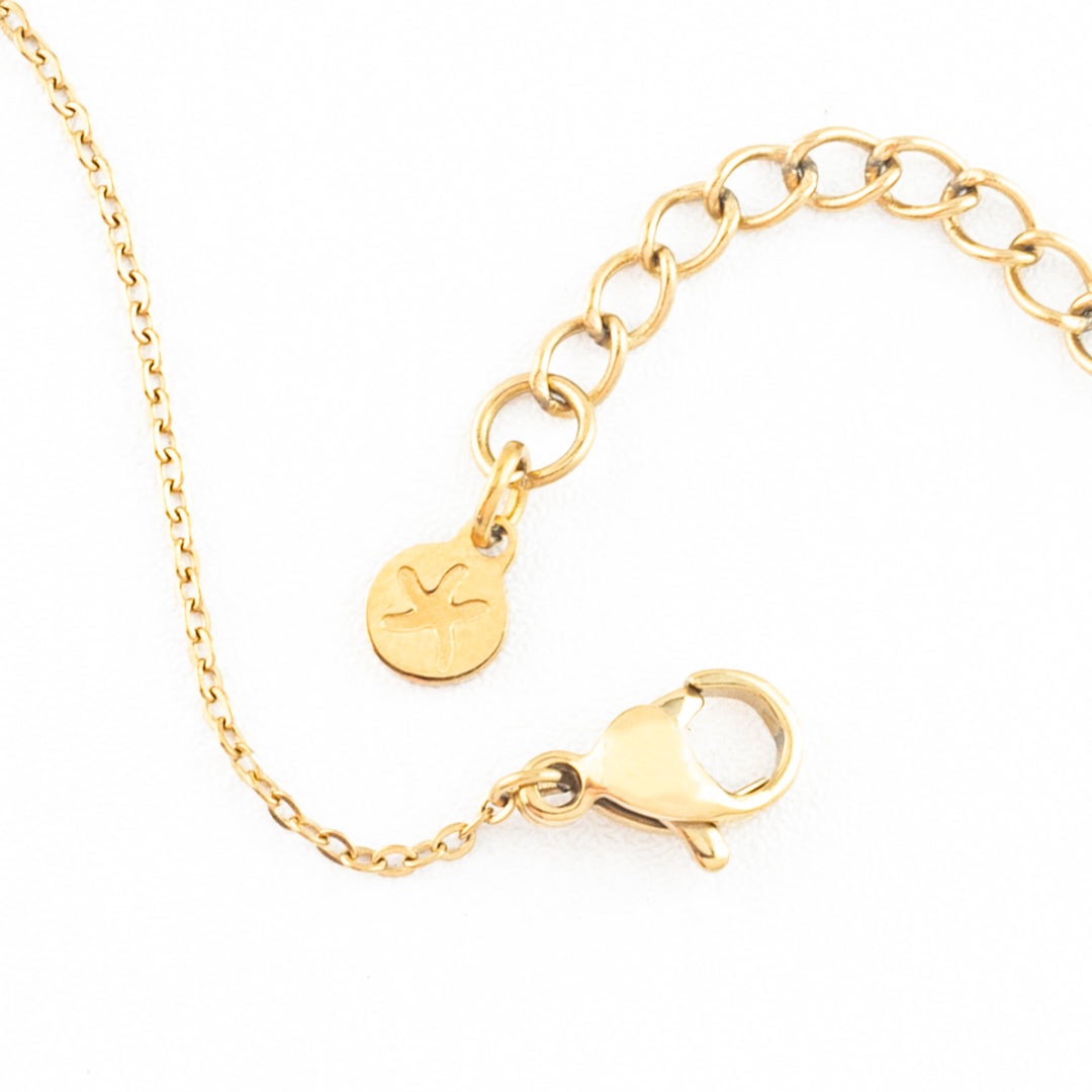 Starfish logo, starfish symbol, gold necklace chain, women's gold necklaces, sustainable fair trade business