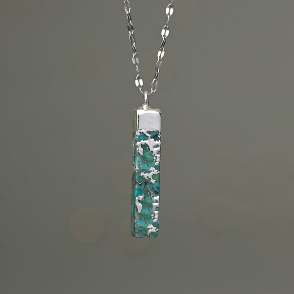 Starfish Project Brayden turquoise pendant necklace, women's silver jewelry, gift shops near me, best fair trade gifts, creative gift ideas for Christmas