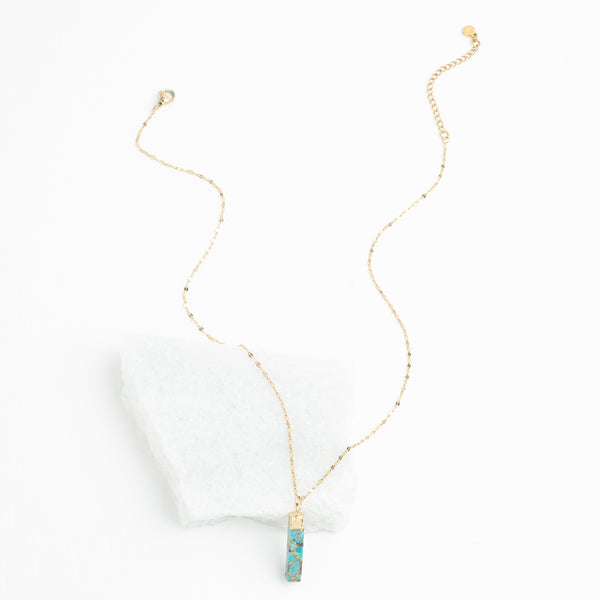 Necklace for women, 14k gold chain with turquoise and gold pendant, necklace brands like Pandora, fashion jewelry, home shopping jewelry