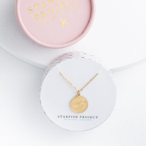 Mountain Adventure Necklace in Gold