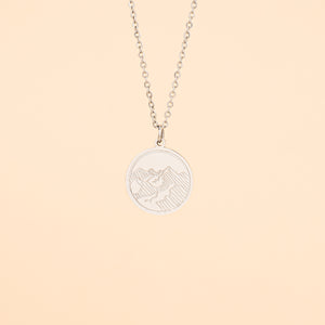 Mountain Adventure Necklace in Silver